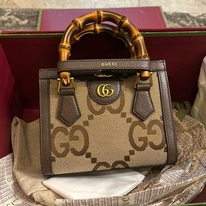 Diana Mini Bambo Handle tote Jumbo GG